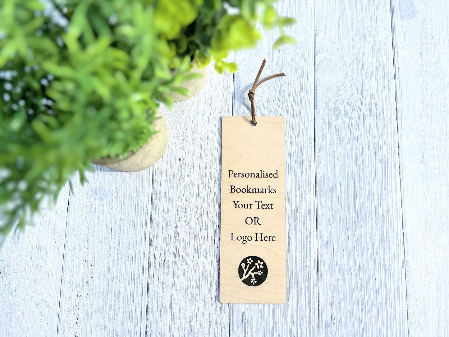 Personalised Engraved Wooden Book Mark | Logo Engraved Bookmark | Custom Book Mark | Corporate Gifts | Branded Bookmark | Bookshop Branding