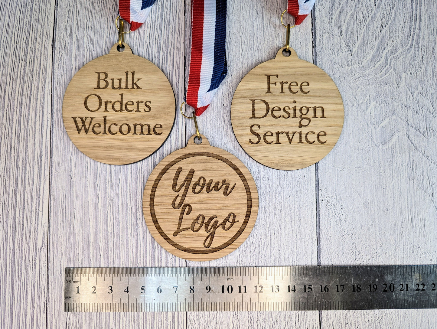 Bespoke Wooden Medals, Free Design Service, Sporting Events, Business Awards, Sponsorships, Custom Medals