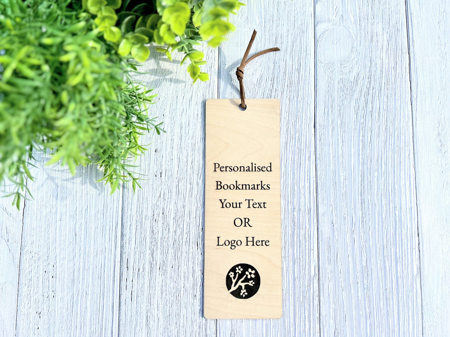 Personalised Engraved Wooden Book Mark | Logo Engraved Bookmark | Custom Book Mark | Corporate Gifts | Branded Bookmark | Bookshop Branding