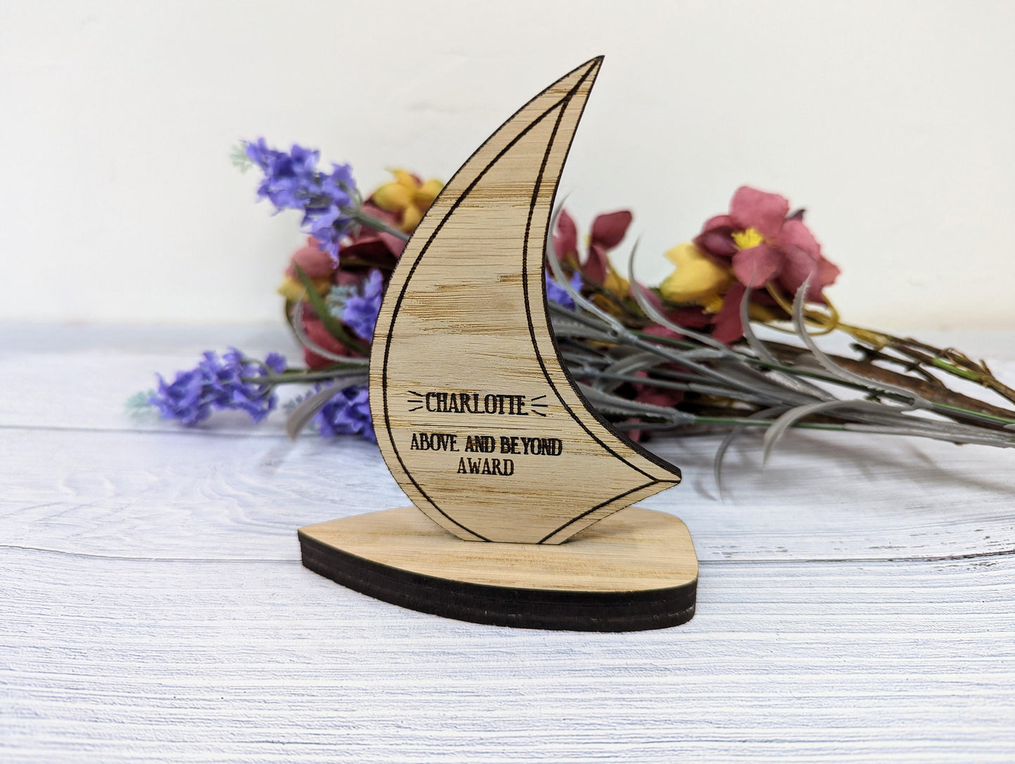 Personalised Employee Recognition Hero Trophy - Customise Your Hero! Add Your Logo