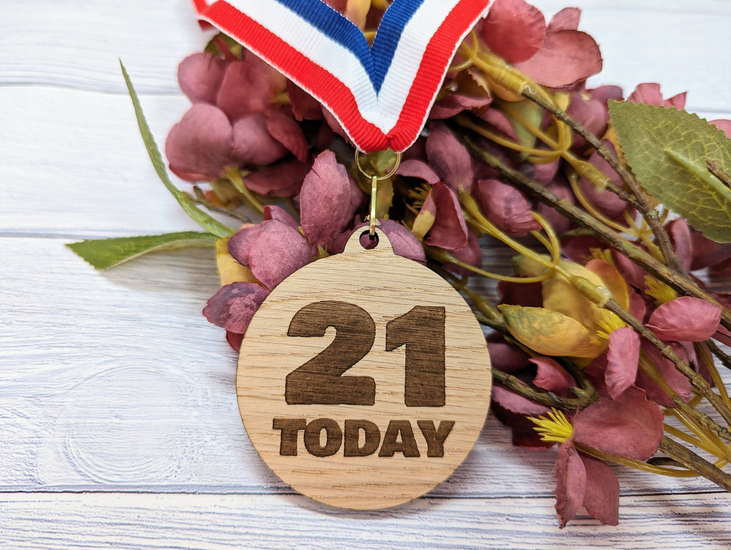 21 Today Birthday Medal - Commemorate Your Milestone 21st Birthday - Eco-Friendly Keepsake - Perfect for Celebrations