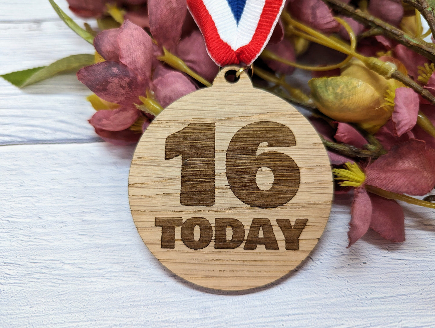 16 Today Birthday Medal - Commemorate Your Milestone 16th Birthday - Eco-Friendly Keepsake - Perfect for Celebrations