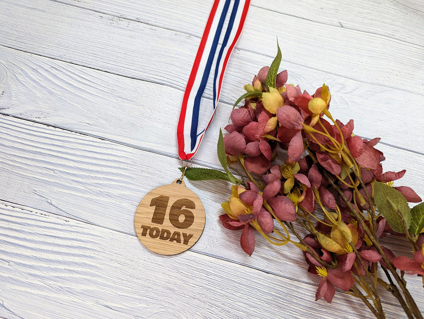 16 Today Birthday Medal - Commemorate Your Milestone 16th Birthday - Eco-Friendly Keepsake - Perfect for Celebrations