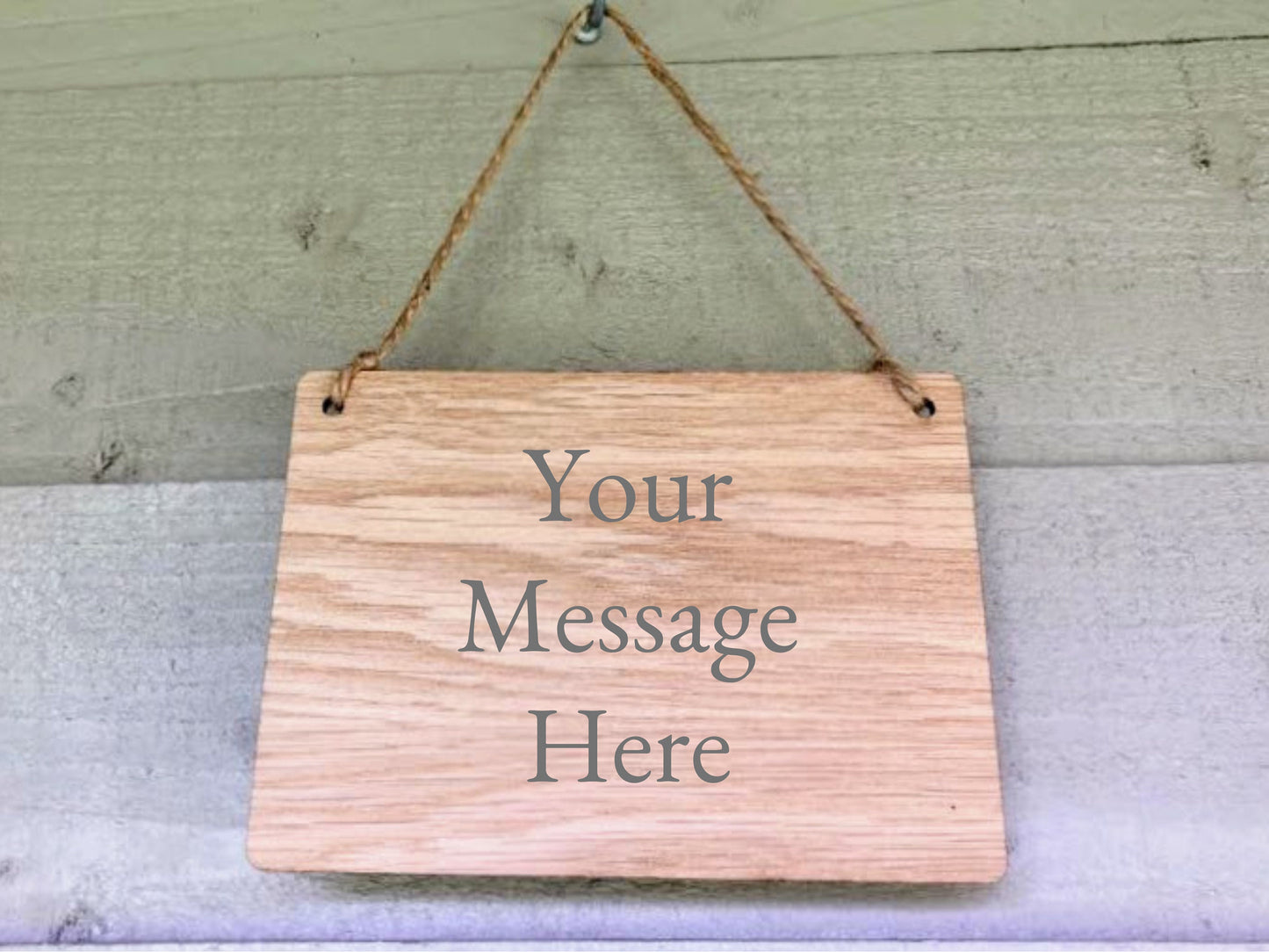 Extra Large Personalised Wooden Sign - Add Your Own Text