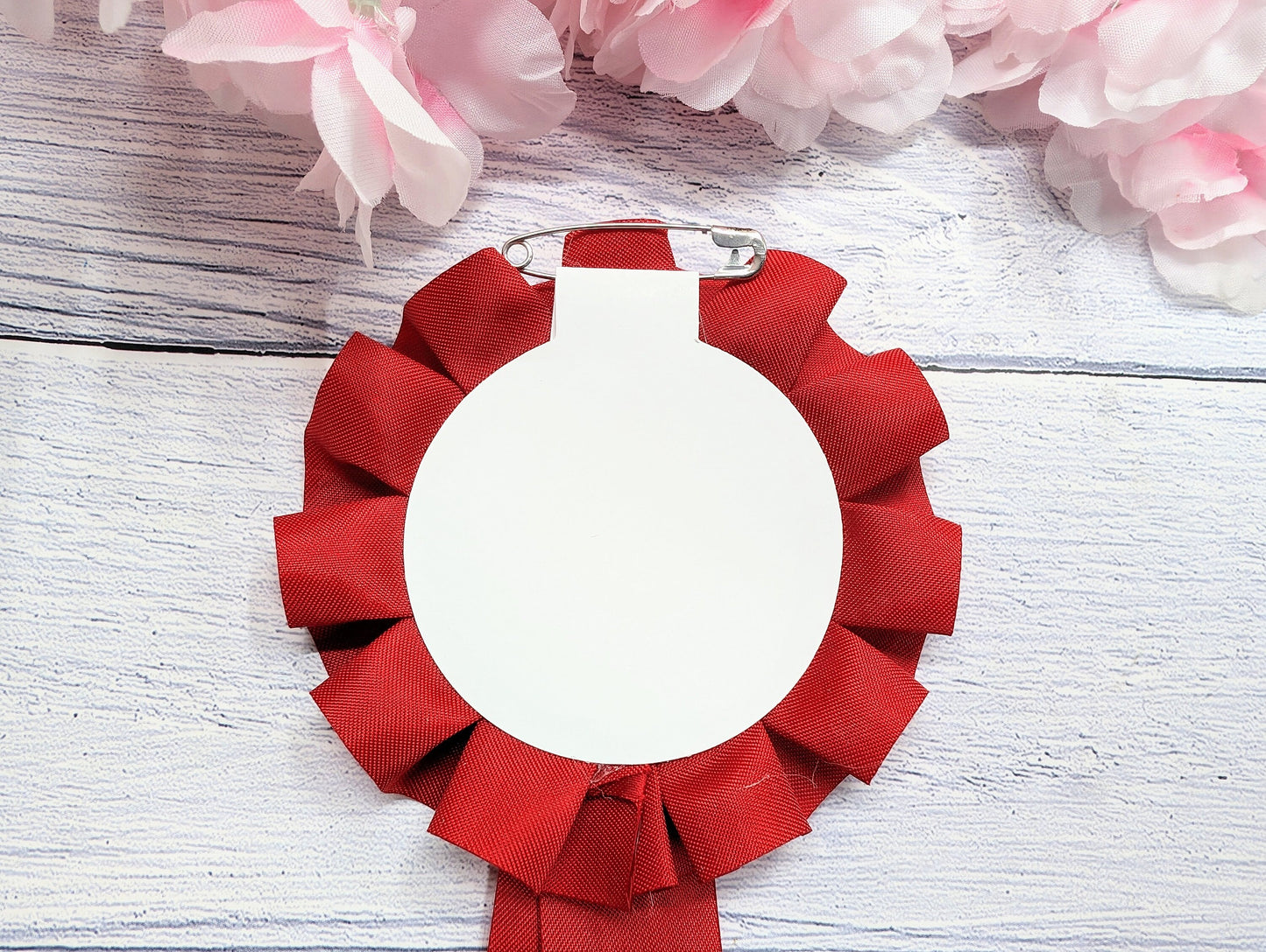 Best & Worst Christmas Jumper Wooden Rosettes - Custom Award Ribbons, Set Option