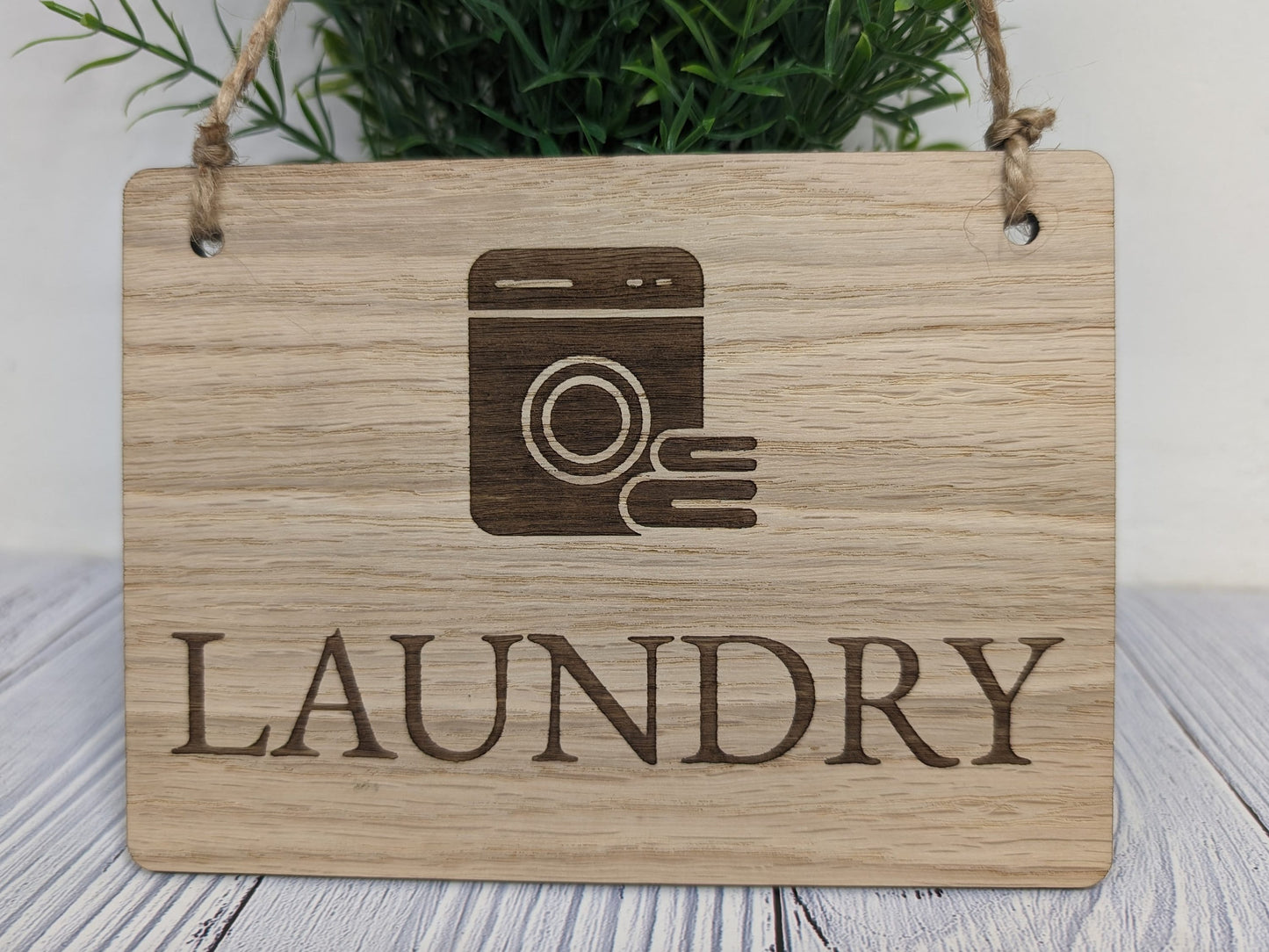 Laundry Wooden Sign