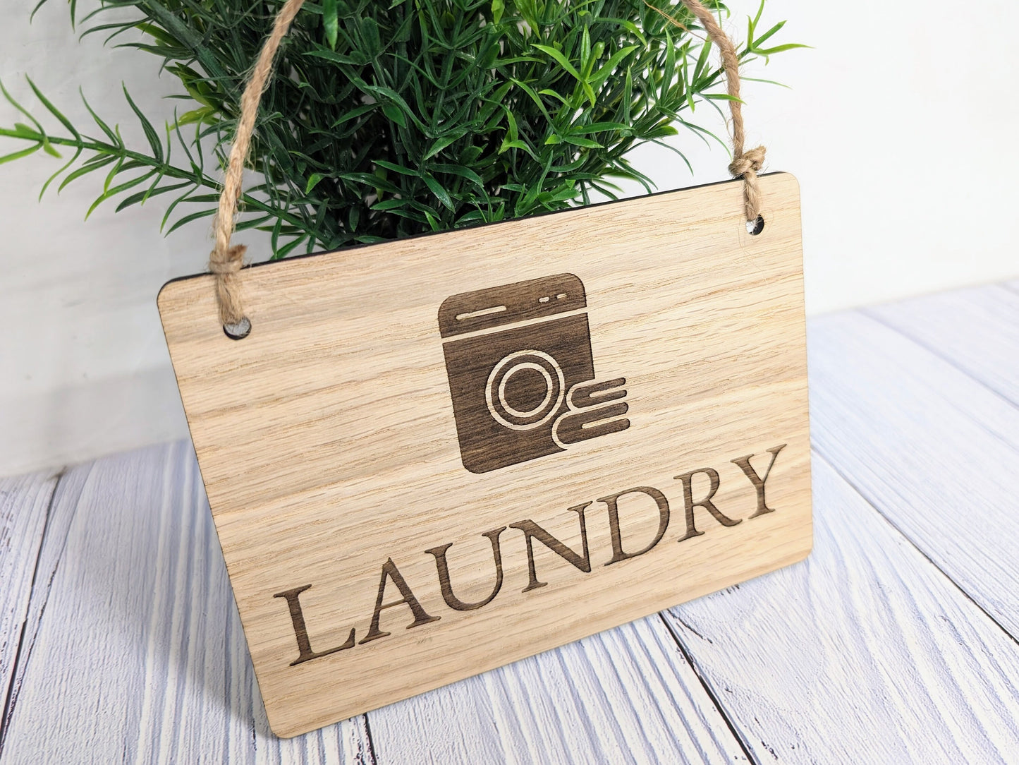 Laundry Wooden Sign