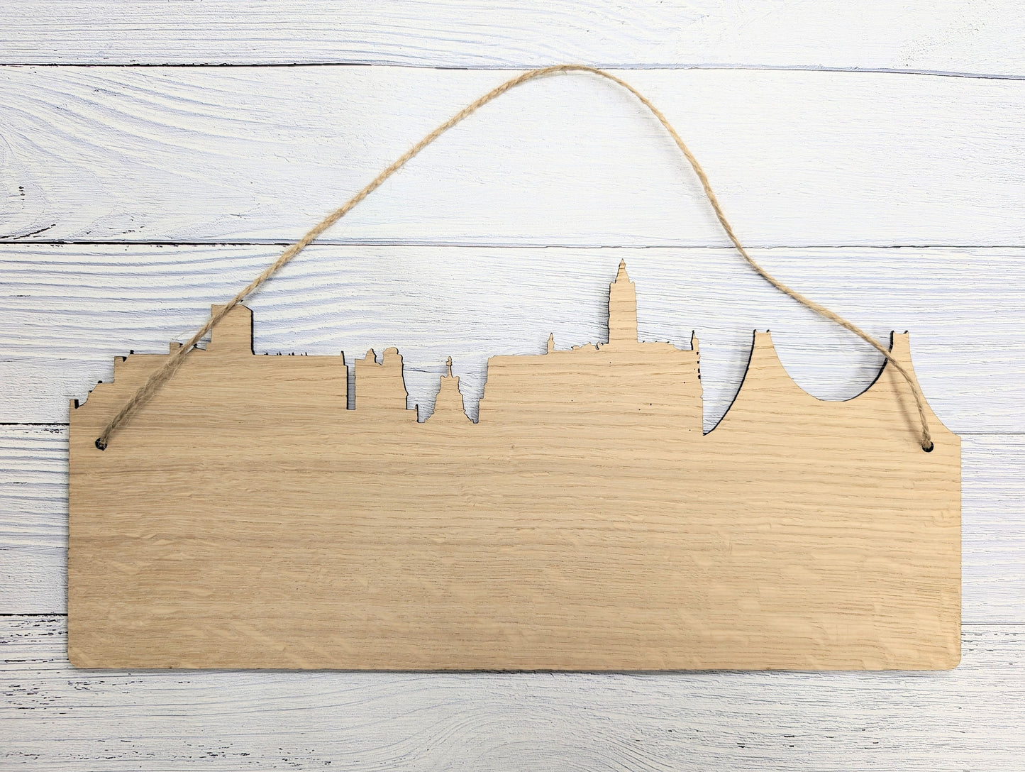 Chester City Wooden Sign – Iconic Landmarks Design