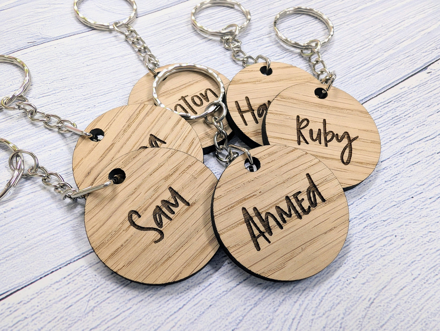 Personalised Student Keyrings, Gifts from Teacher, Custom Names