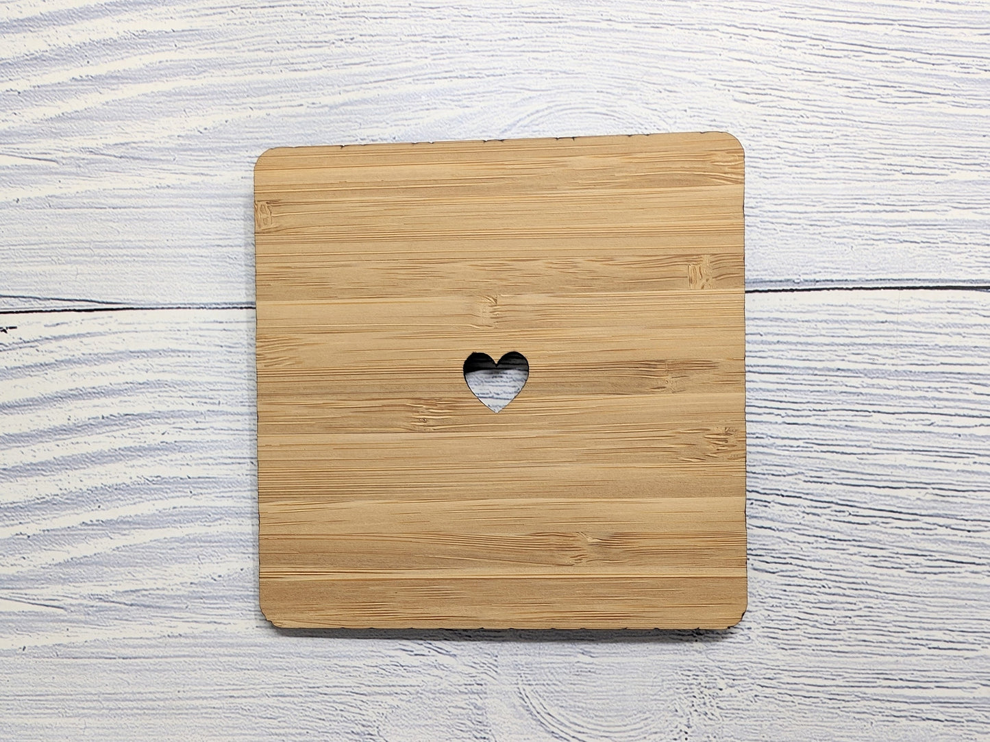 Custom 'Save The Date' Bamboo Coasters - Personalised with Names & Date