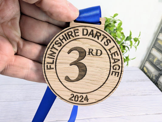 Custom Wooden Medals for Clubs Sports, Achievements, Business Awards, Bulk Medals, Football Medals, 1st, 2nd, 3rd Place, Bespoke Awards