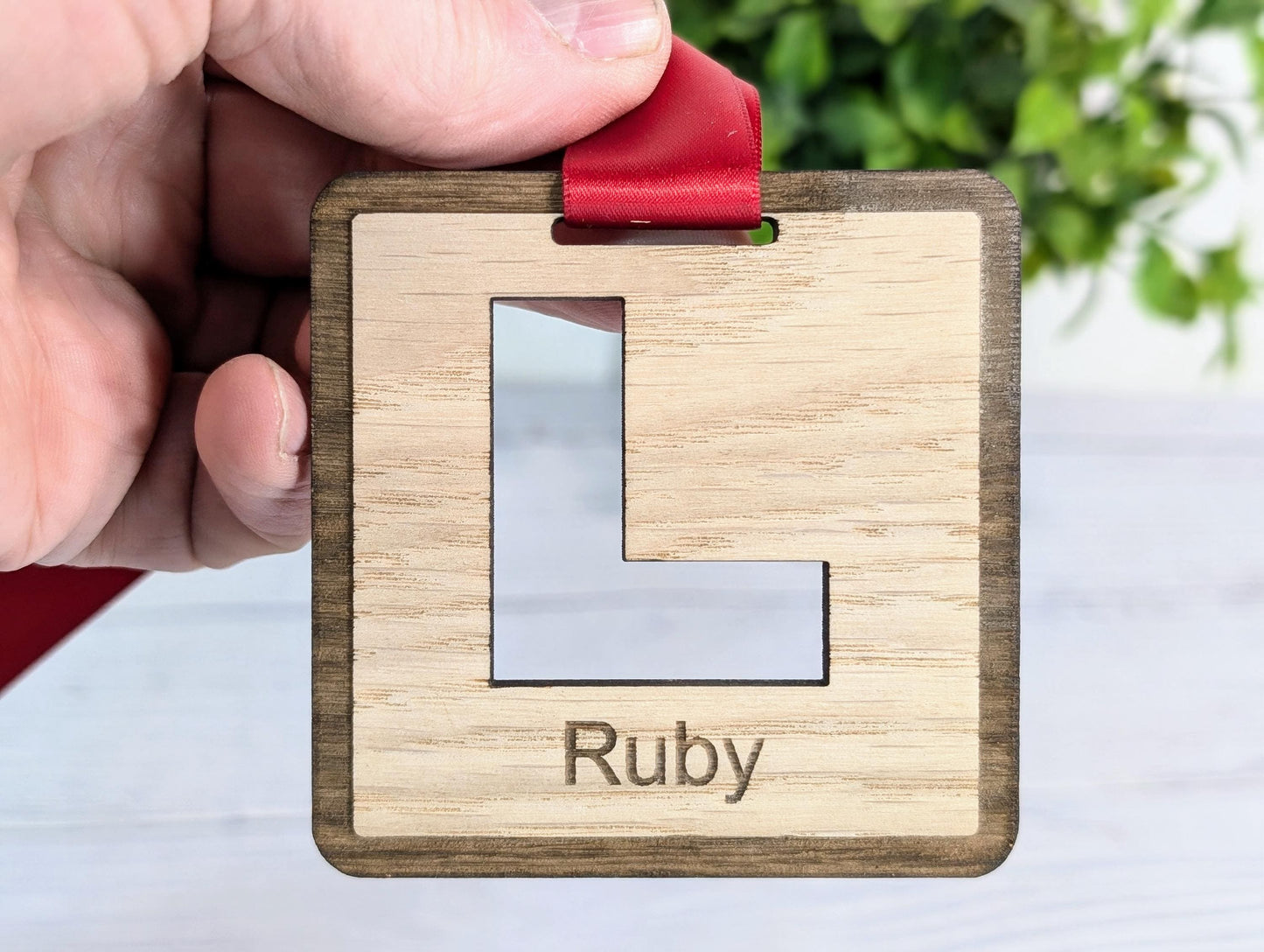 Learner Driver Wooden Medal - Personalised 17th Birthday Gift, Custom Driving Lesson Gift, Wood Medals, Eco-Friendly Present