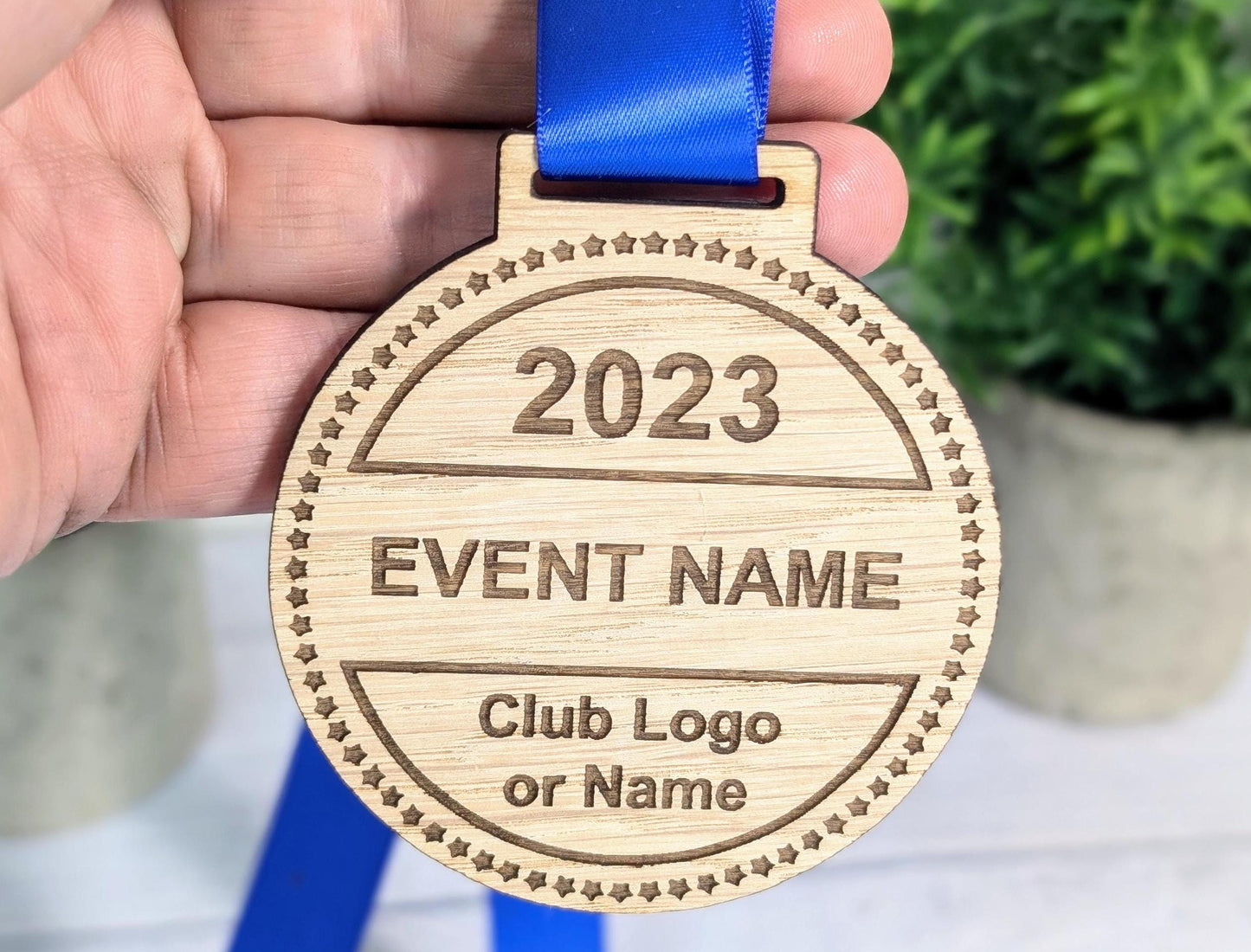 Personalised Wooden Medals for Sports, Achievements, Business Awards, Bulk Wooden Medals, Football Medals, Kids Medals, Logo Medals