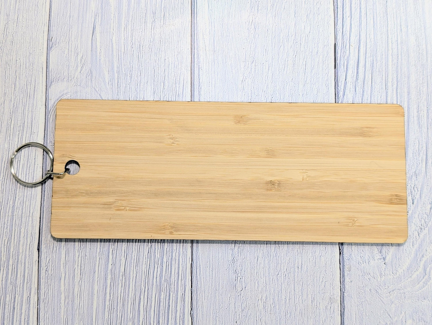Not Your Keys - Extra-Large Bamboo Keyring 200x80mm | Funny Engraved Eco Gift | Sustainable Oversized Wooden Key Accessory for Home & Office