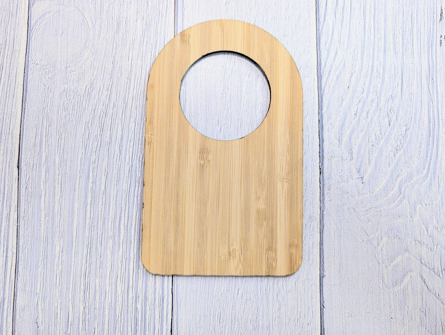Bamboo Door Hanger – "Please Do Not Disturb", 89x144mm, Eco-Friendly Signage for Office, Meditation, or Study Room, Door Handle Sign