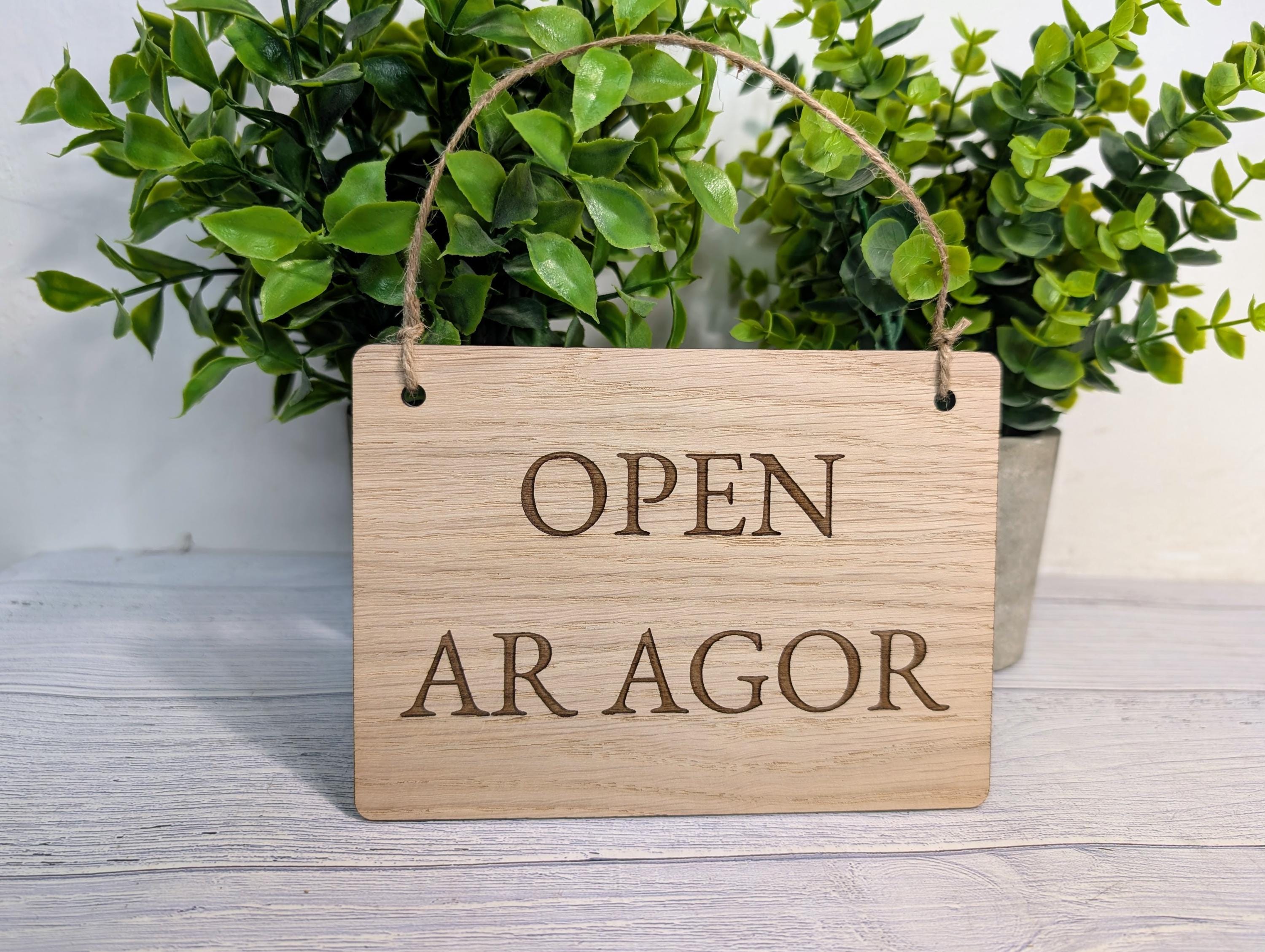 Open, Closed & Opening Hours Signs | Oak | Custom | 4 Sizes ...