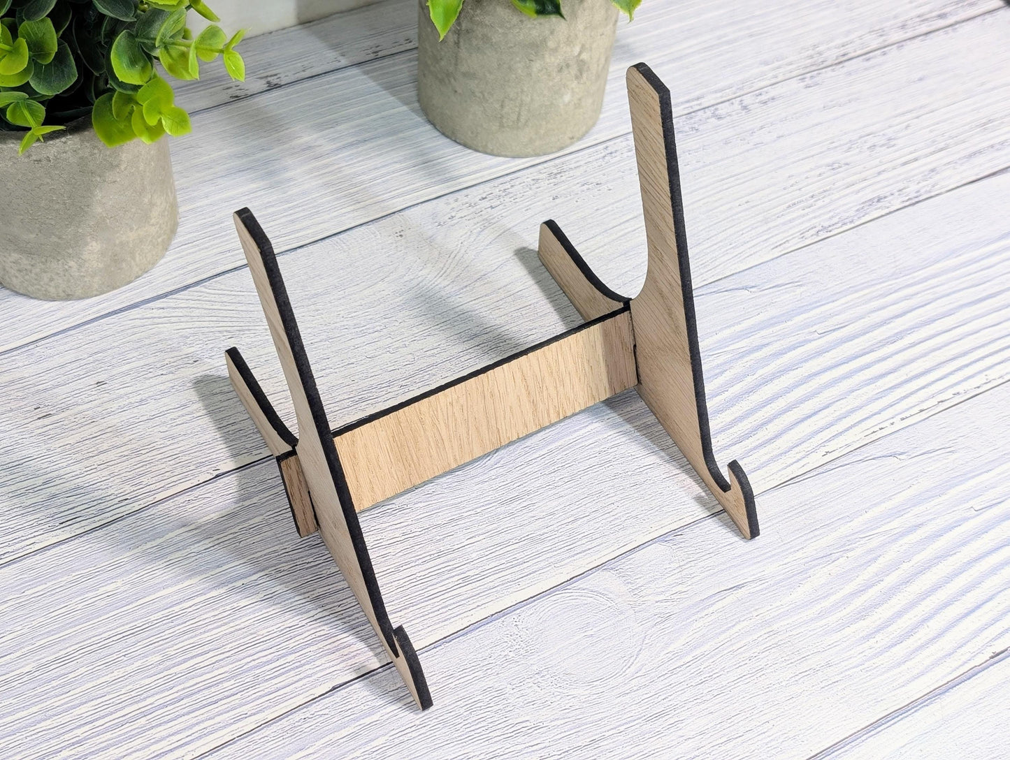 Wooden Social Media Sign | Custom QR Codes for Website, Instagram & Facebook | Handmade Sustainable Craft | Market Stall Signage Plaque