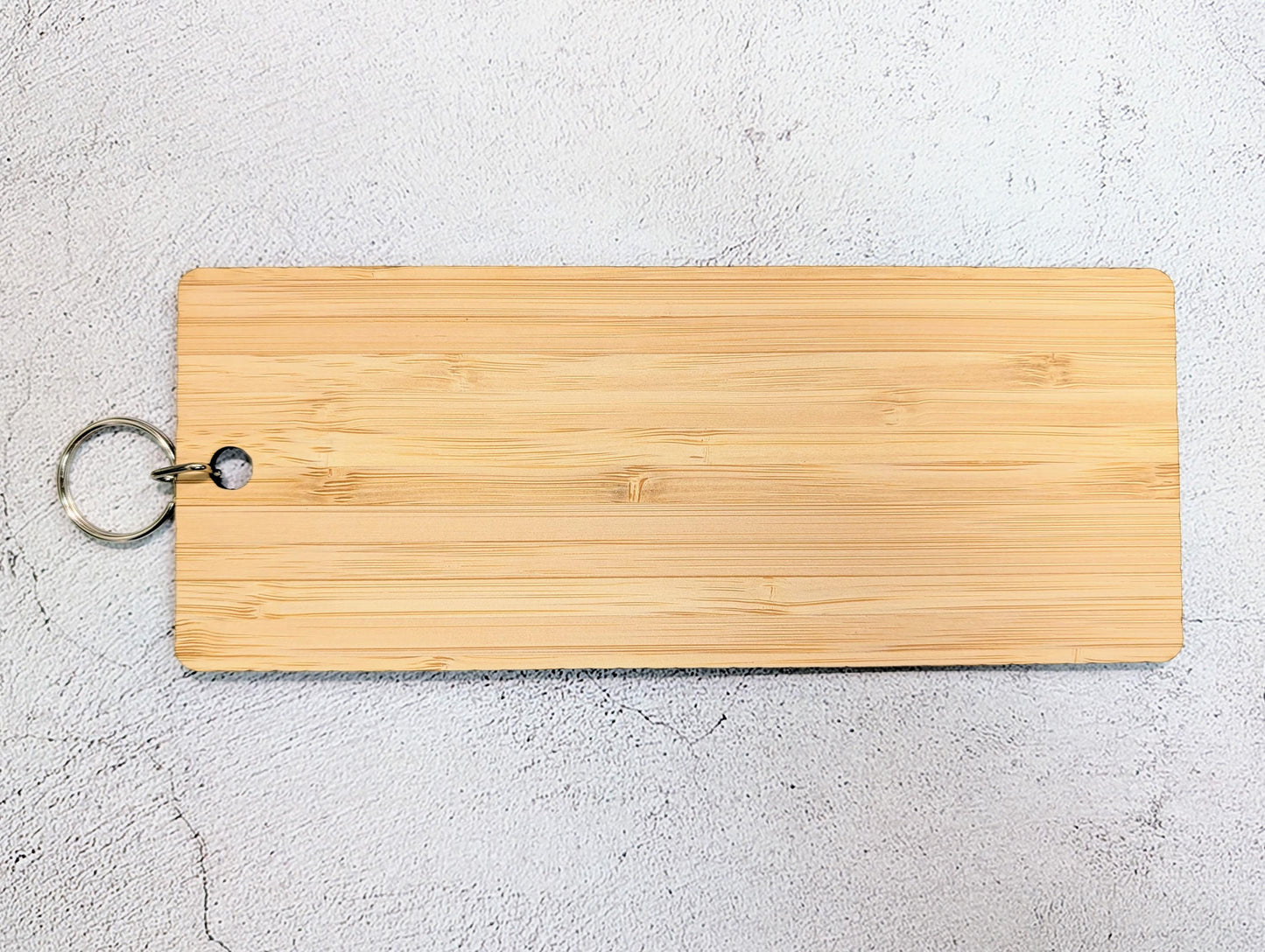 Please Return This Key Bamboo Keyring | XL 200x80mm | FSC