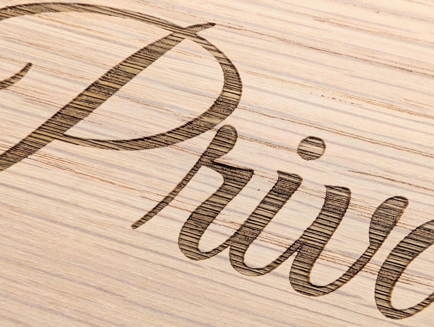 Private Door Sign | Oak | 4 Sizes | Offices & Studios