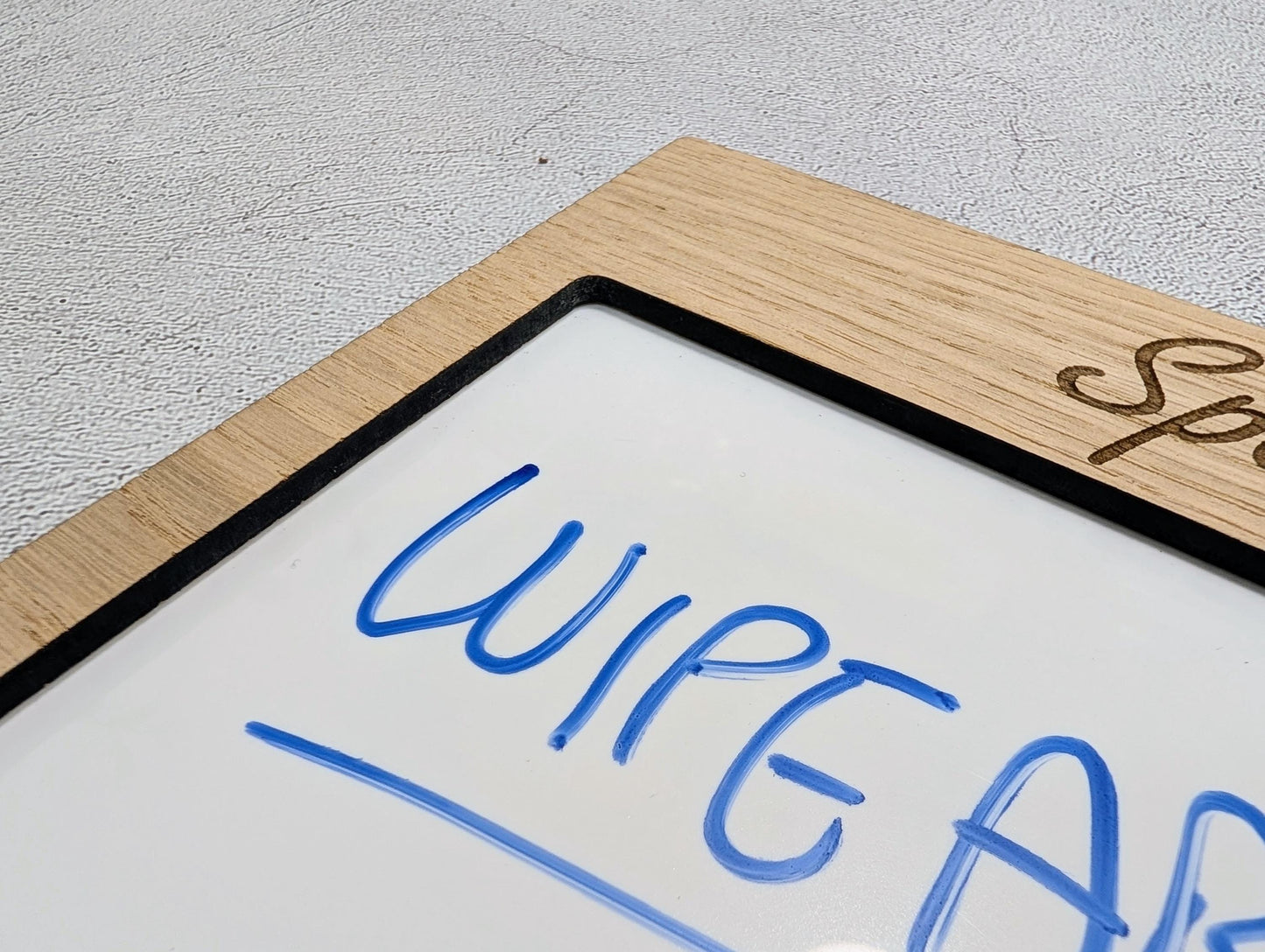 Wipeable Menu Specials Board | Oak | Whiteboard | Add Your Logo