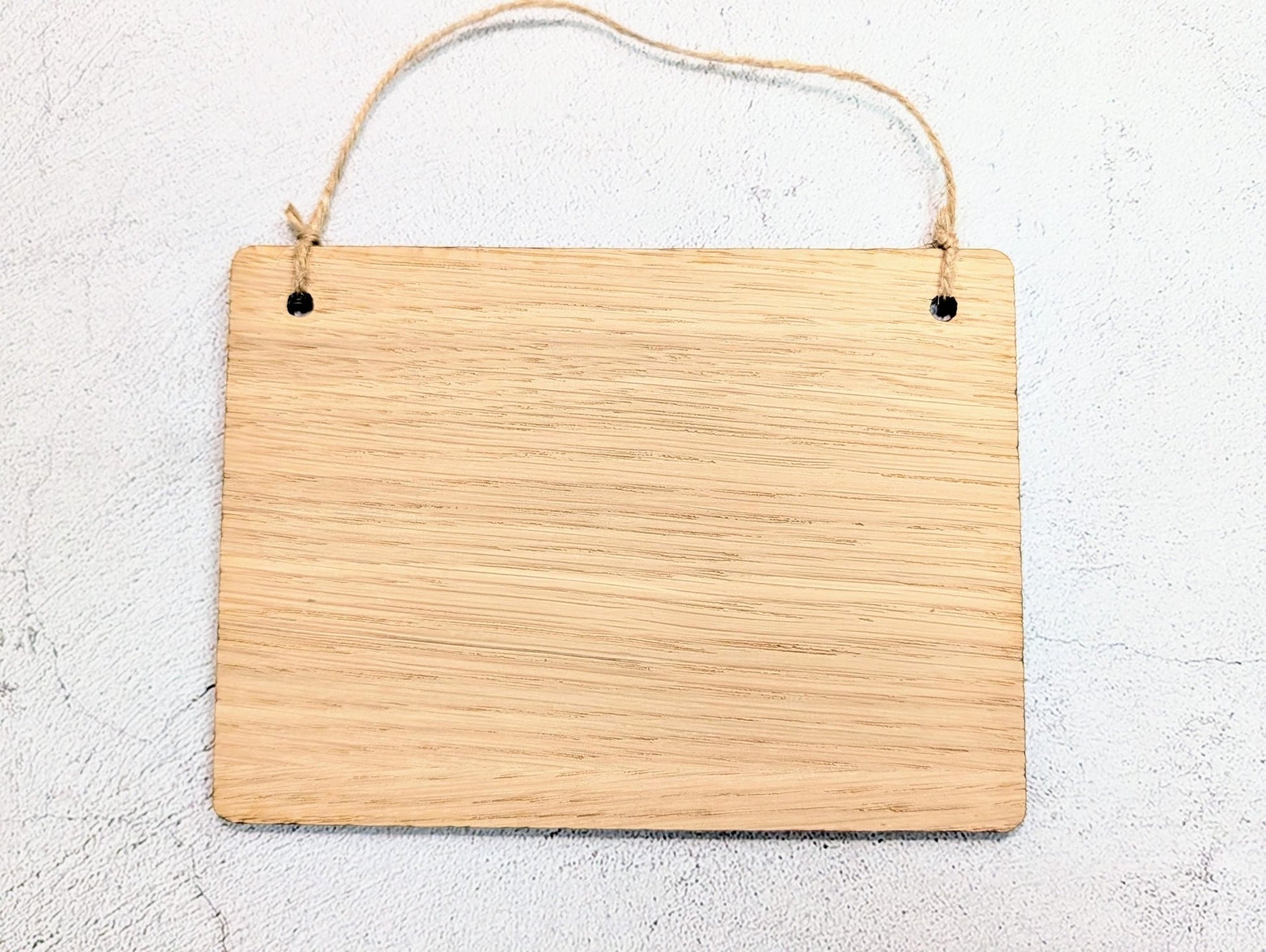 No Photos Sign – Oak Veneered Wooden Hanging Sign for Stalls, Craft Fairs & Exhibitions, Handmade in Wales, Eco Friendly Packaging - 4 Sizes - CherryGroveCraft