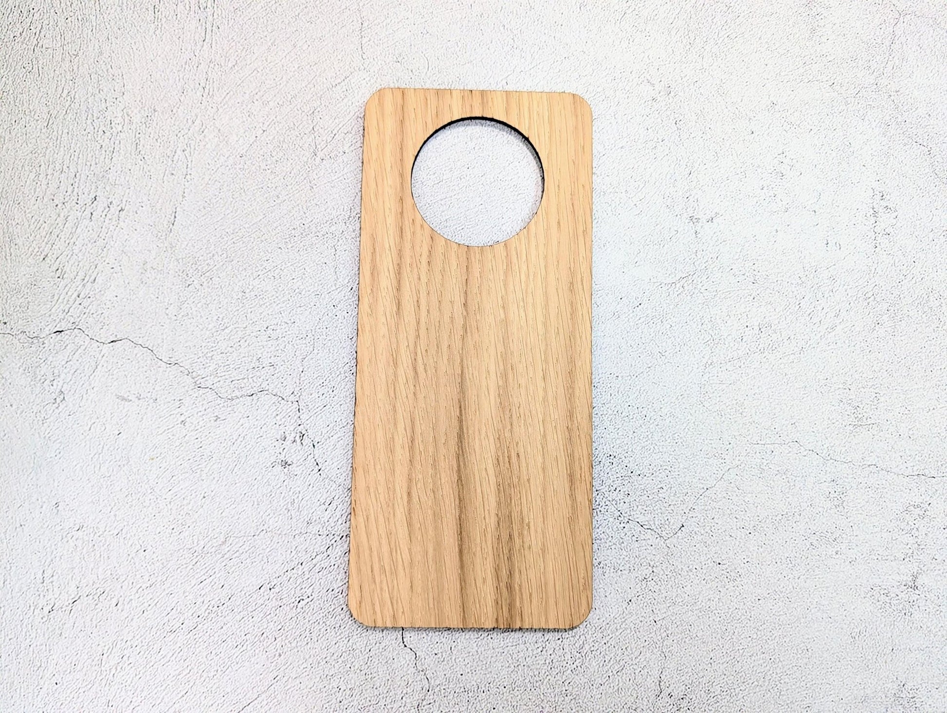 Out of Order Door Hanger – Oak Veneered Sign, Personalised Wooden Door Sign, Handmade in Wales, Plastic - Free Packaging - CherryGroveCraft