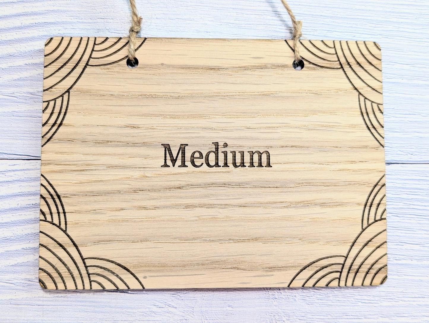 Personalised Wooden Hanging Sign | Custom Oak Signage | Anniversary Gift | Man Cave Sign | Bar Sign | Christmas Fun | Hanging Den Sign - CherryGroveCraft