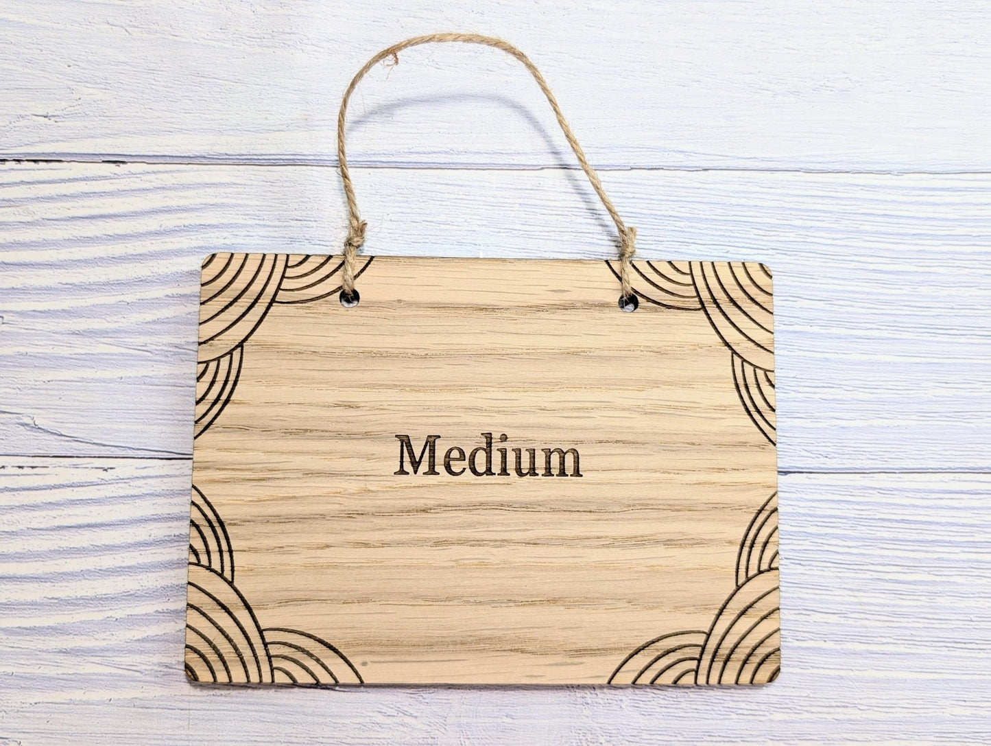 Personalised Wooden Hanging Sign | Custom Oak Signage | Anniversary Gift | Man Cave Sign | Bar Sign | Christmas Fun | Hanging Den Sign - CherryGroveCraft