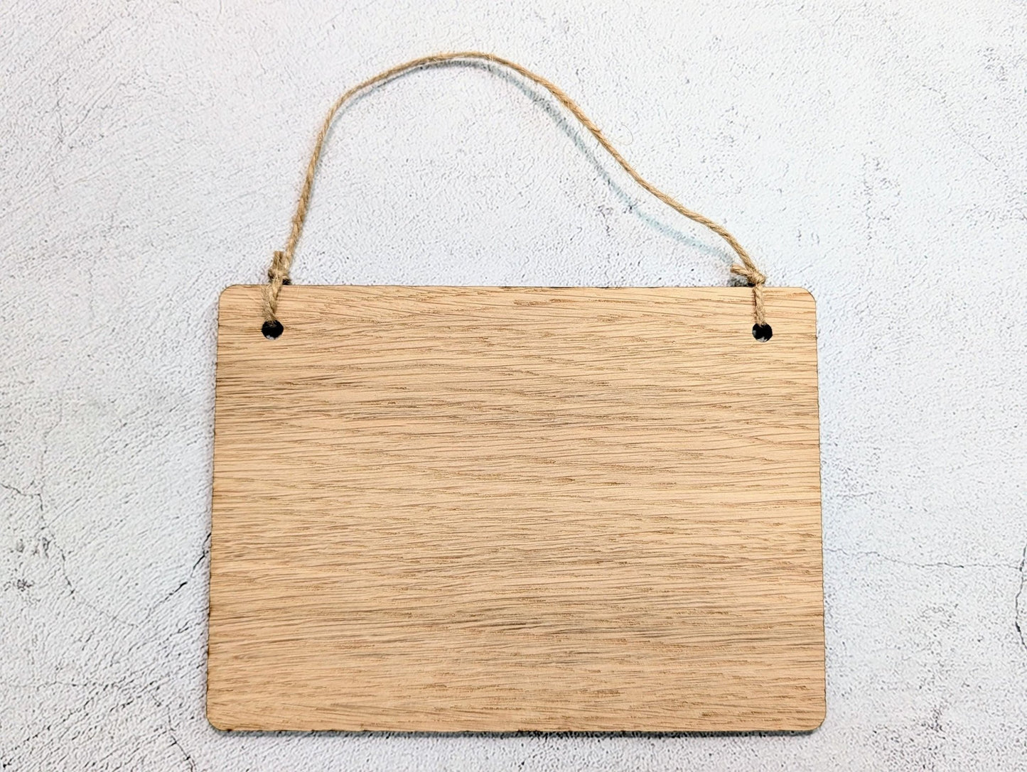 Private Door Sign – Oak Veneered Wooden Hanging Sign for Offices, Guest Rooms or Studios | Handmade in Wales | Eco - Friendly Packaging - CherryGroveCraft