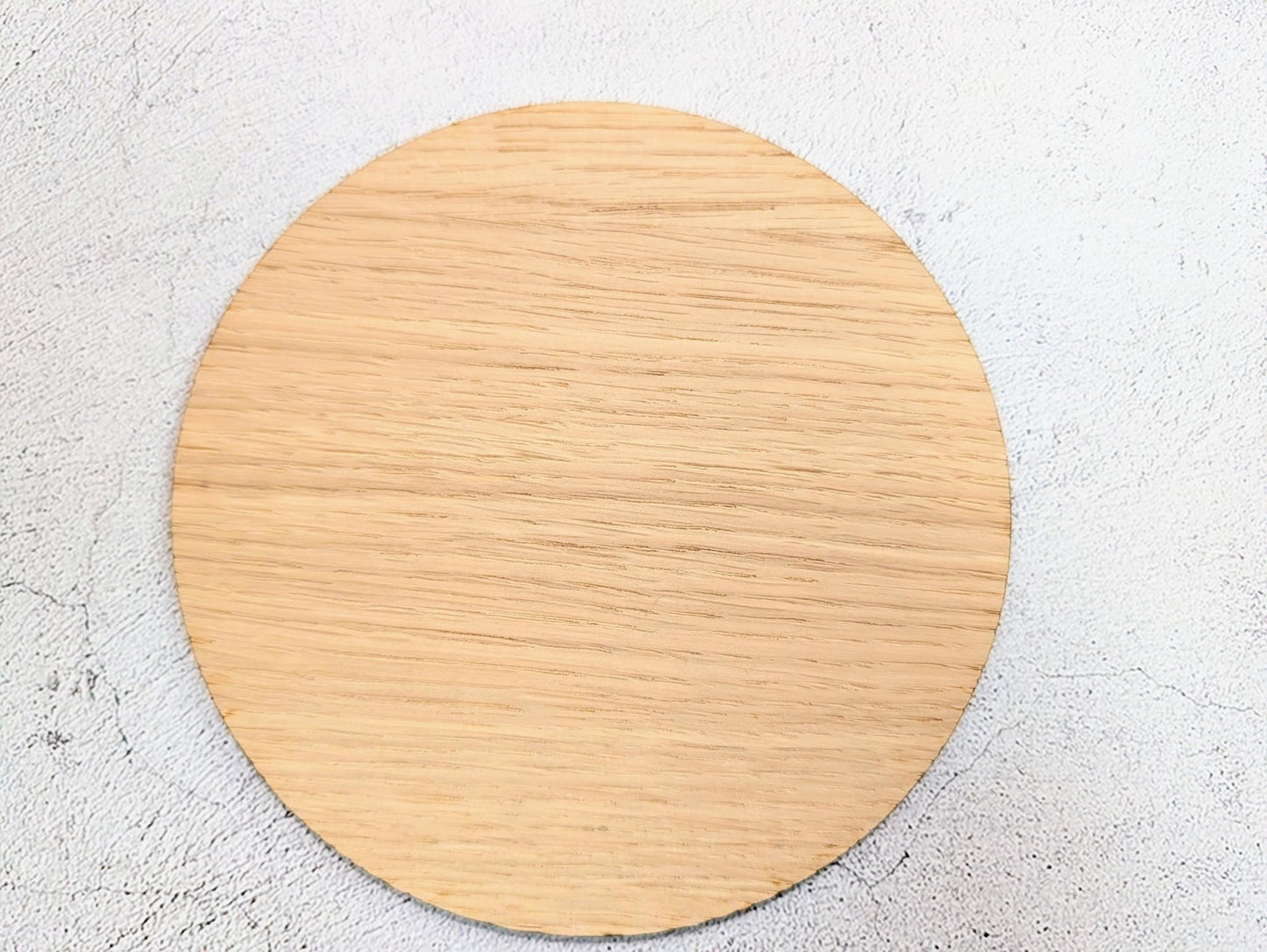 PULL Door Sign – Circular Oak Veneered Indoor Wall or Door Sign, Wooden Entry Sign, Plastic - Free Packaging, Handmade in Wales - CherryGroveCraft