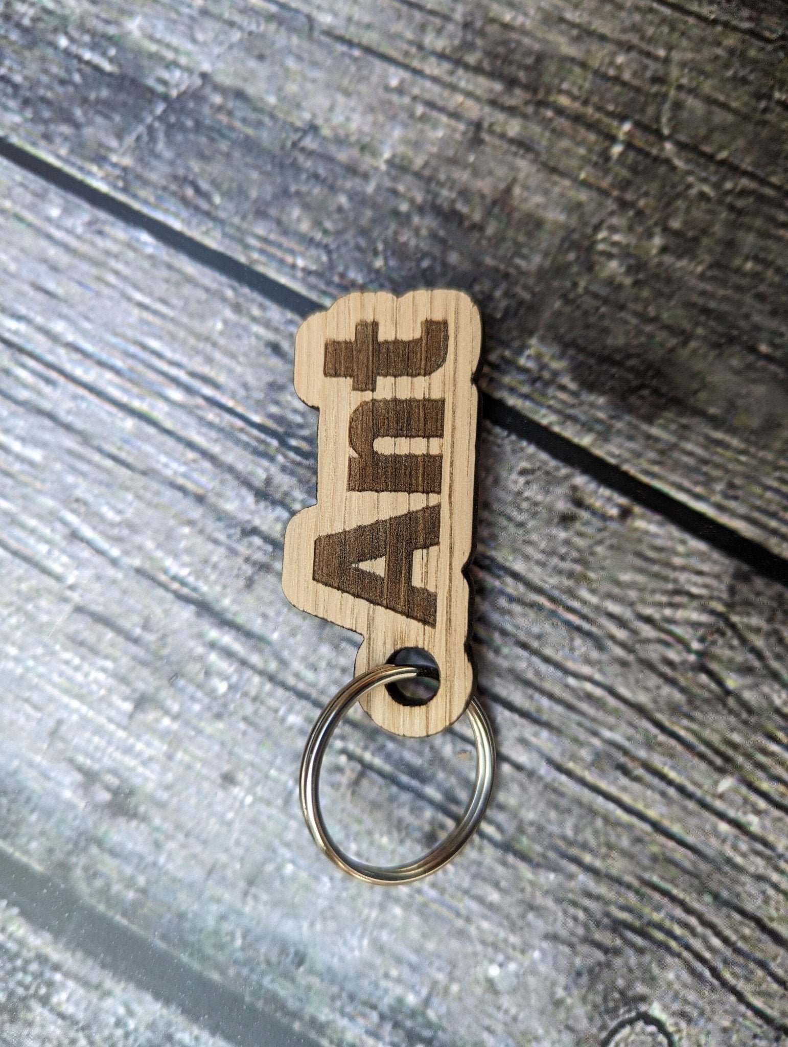 School Student Gifts, Personalised Keyrings For Students, Gifts From Teacher, Oak Wooden Keyrings, Name Keyrings, Teacher Gifts - CherryGroveCraft