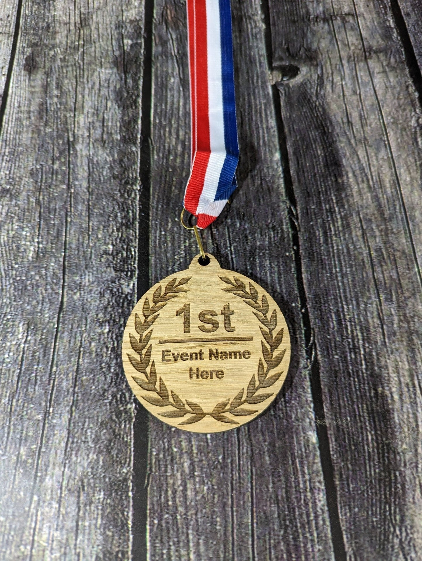 Bespoke Wooden Medals, Free Design Service, Sporting Events, Business Awards, Sponsorships, Custom Medals - CherryGroveCraft