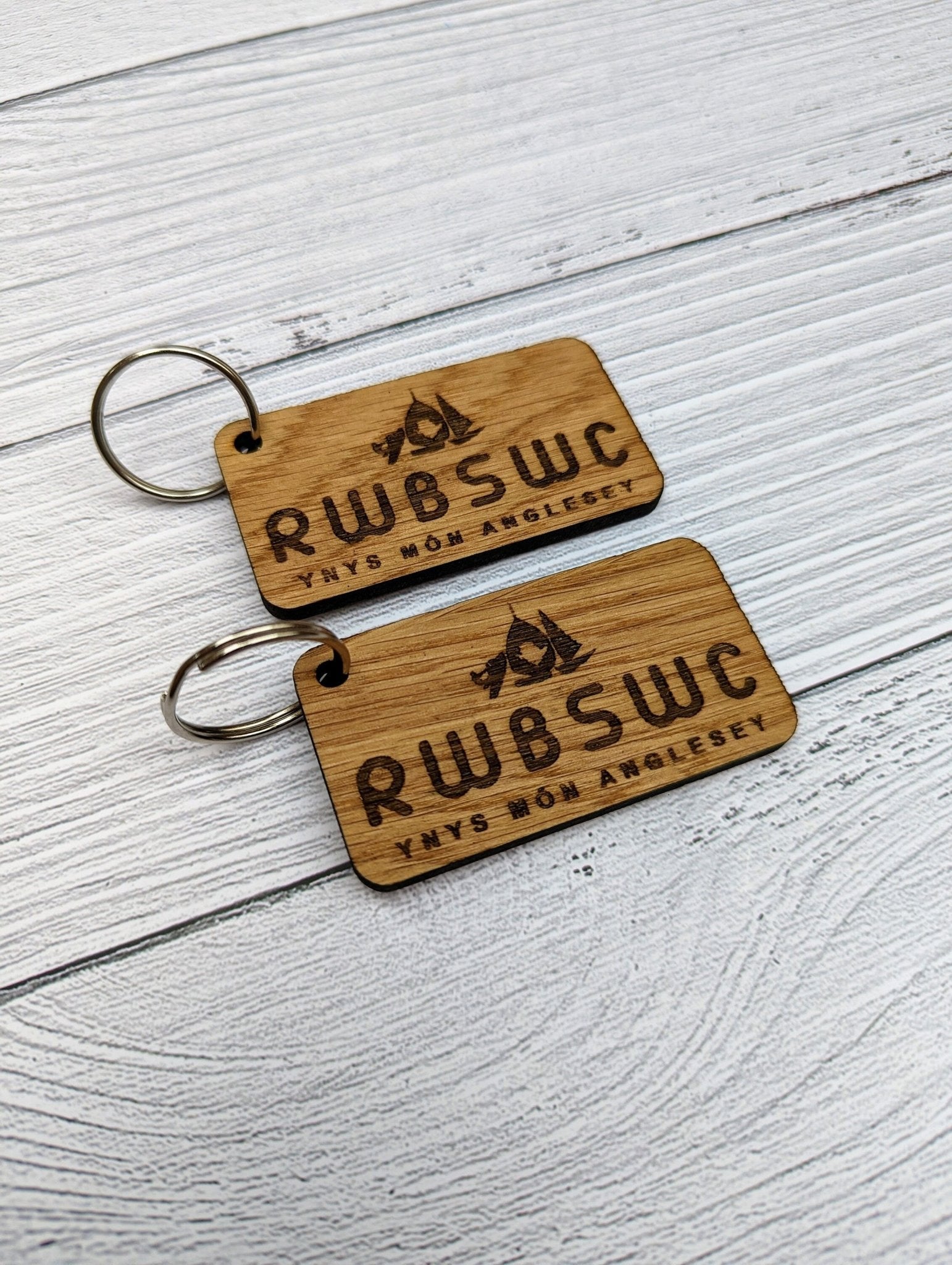 Personalised Club Keyrings - Engraved Oak Wood Keepsakes – CherryGroveCraft