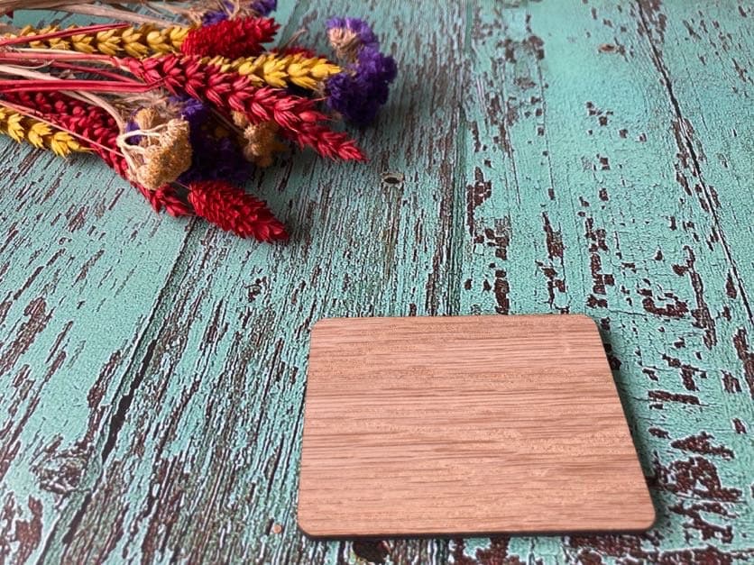Personalised Fridge Magnets, Wooden Rustic Gift, 3 Sizes, Wooden Fridge Magnet, Oak