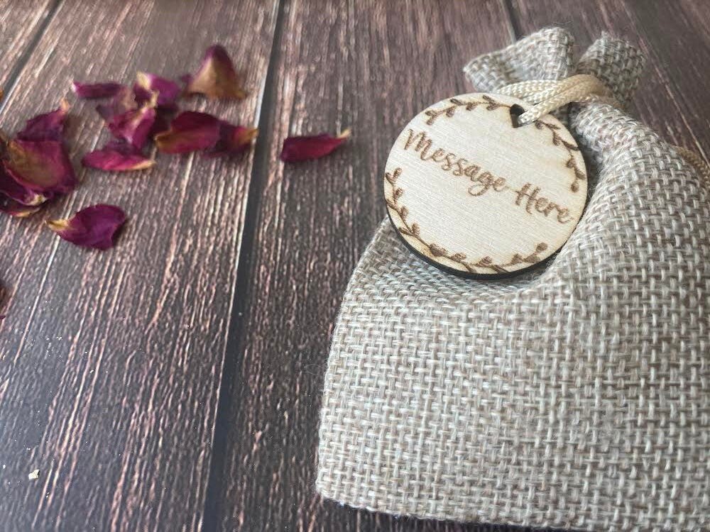 Personalised Wedding Favour Bags, Personalised Confetti Bags - CherryGroveCraft