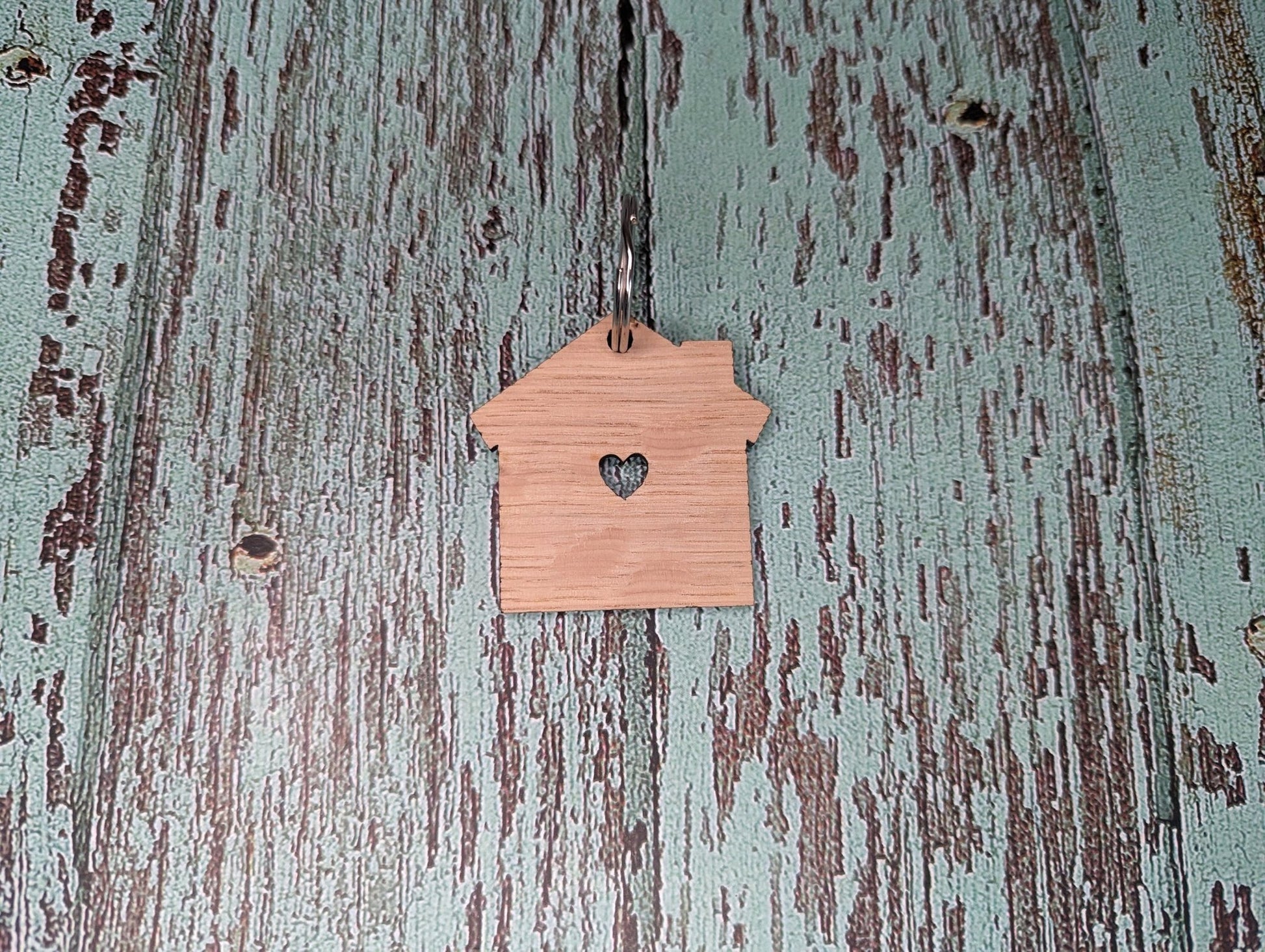 Personalised Wooden Keyrings for New Home Owners | Customisable 'Our New Home' Gift - CherryGroveCraft