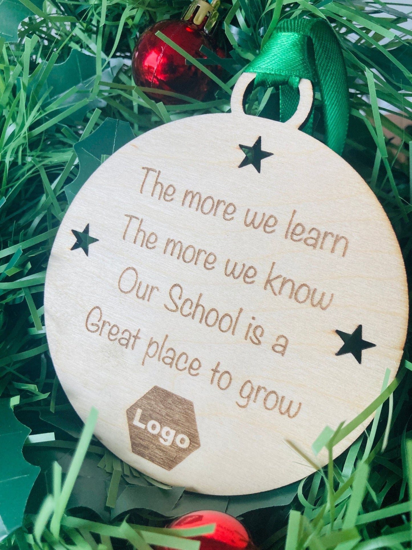 School Christmas Baubles, Gifts From Teacher | Personalised Teacher Gifts | School gifts - CherryGroveCraft