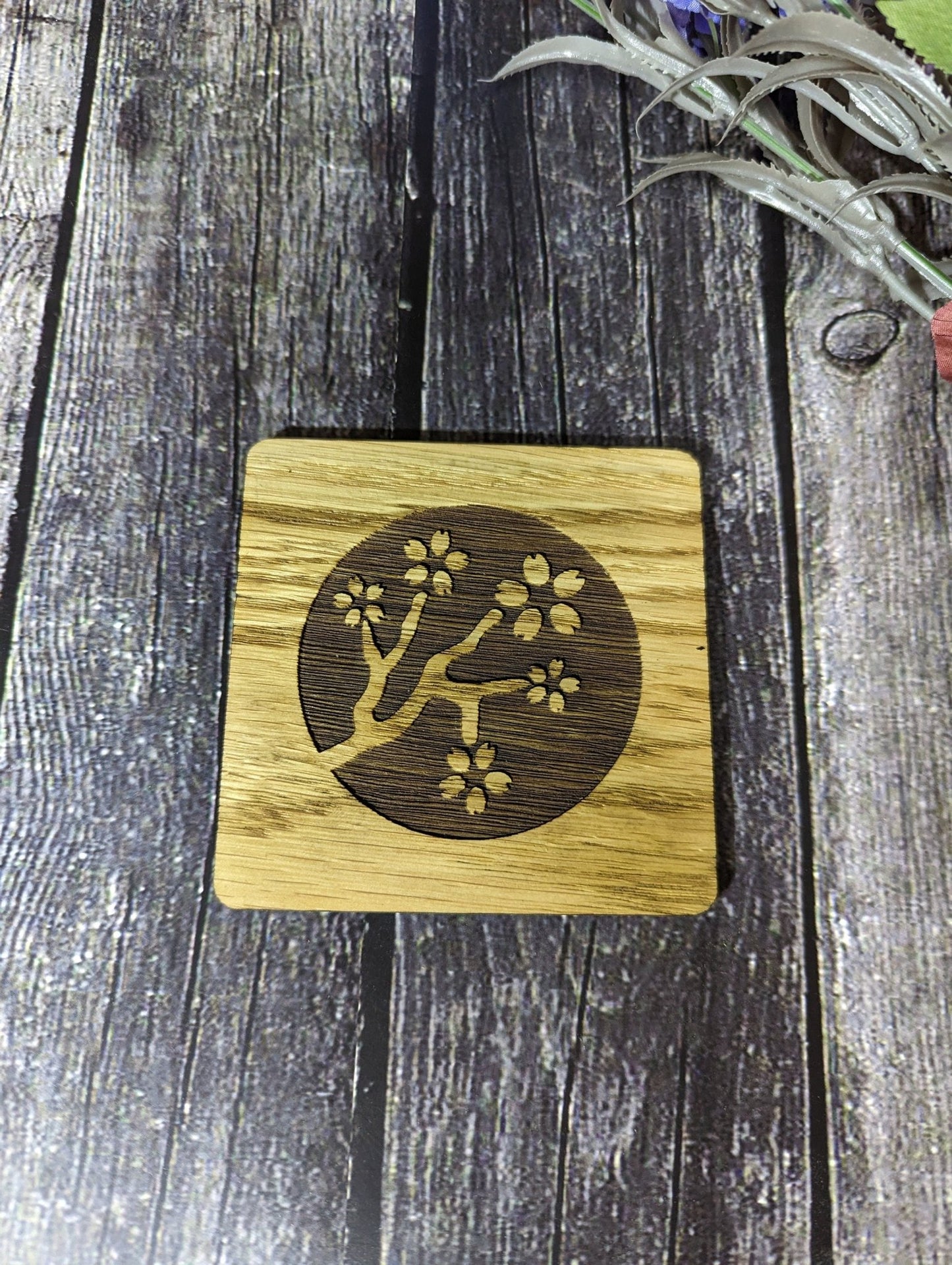 Wooden Promotional Coasters, Promotional Wooden Coasters, Wooden Logo Coasters - CherryGroveCraft